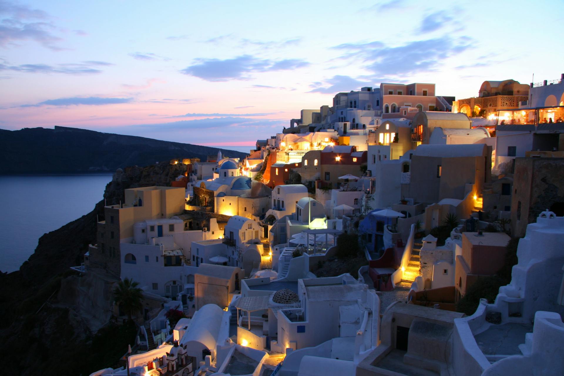 Atardecer en Santorini