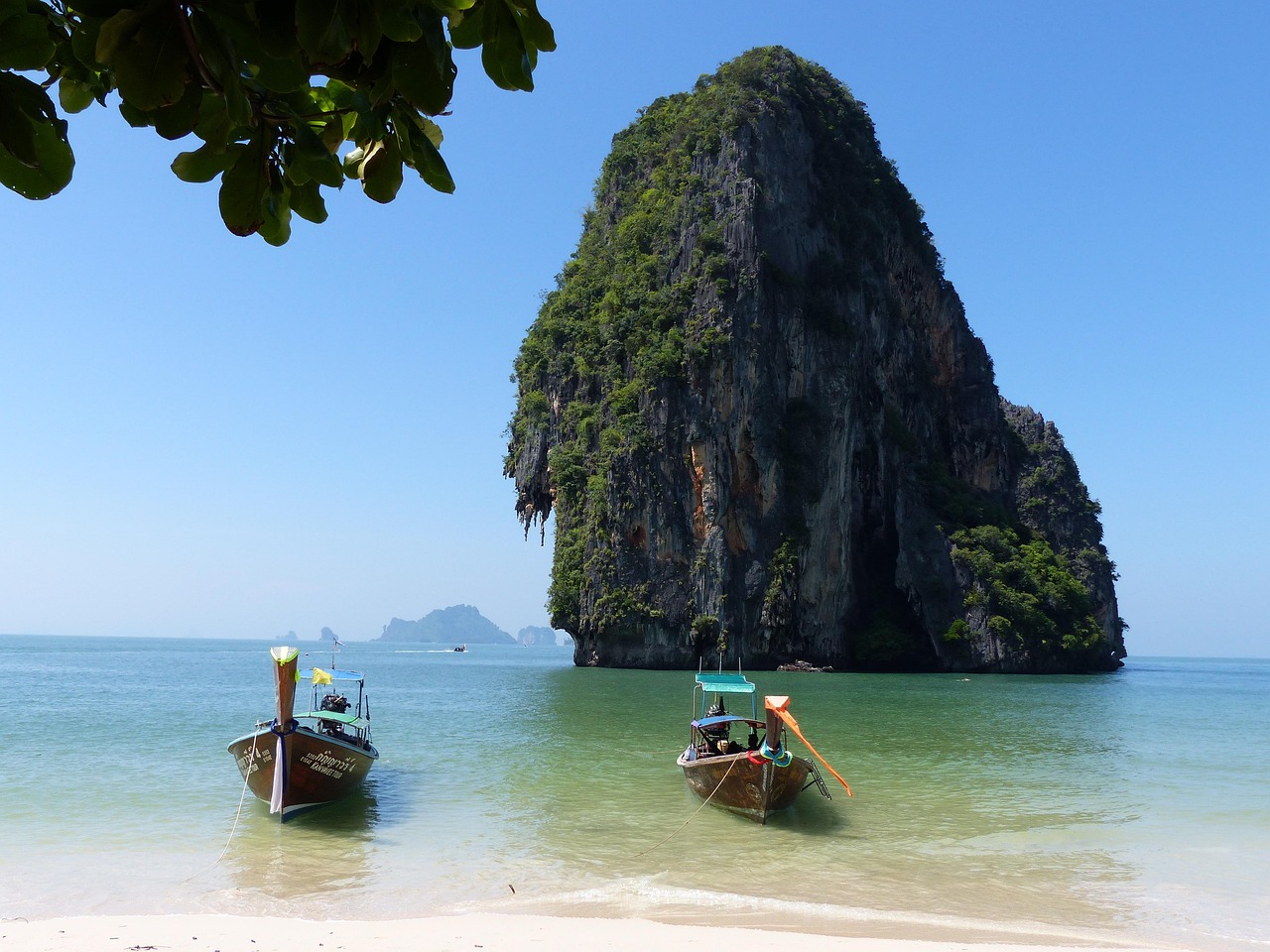 Playa de postal en Krabi