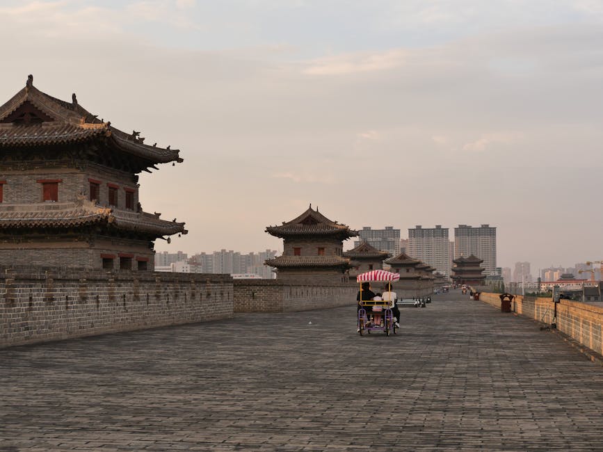 Muralla de Xi'an vista desde arriba