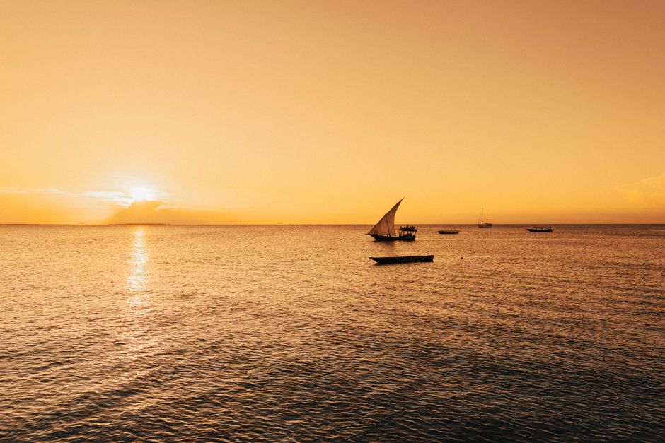 Atardecer en Zanzíbar