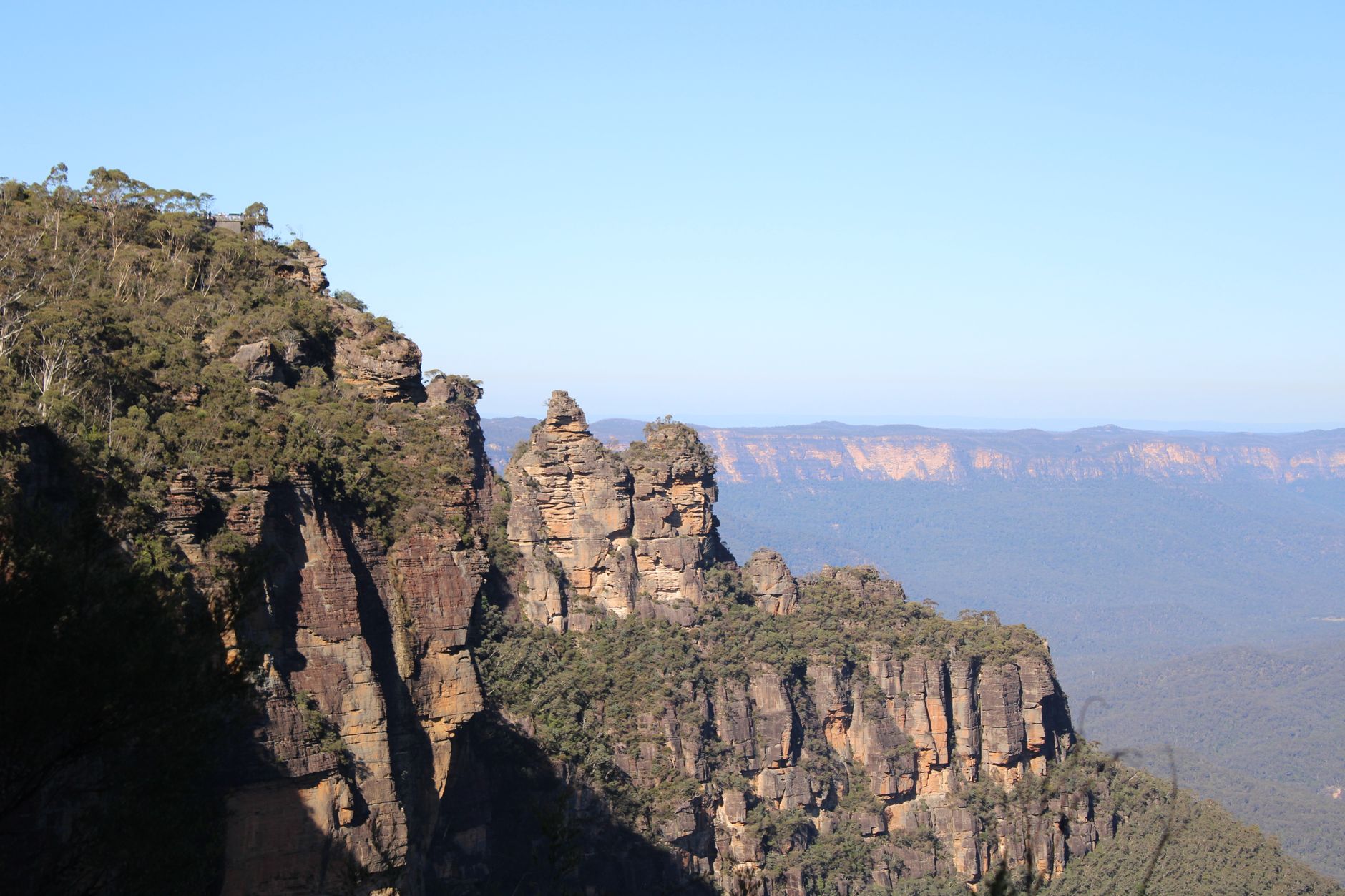 Formación rocosa de las Tres Hermanas en las Blue Mountains
