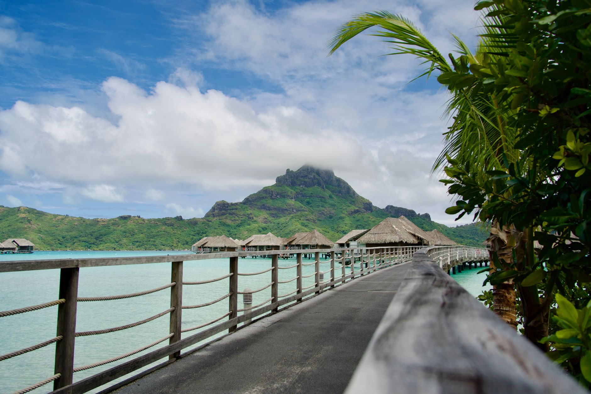 Laguna turquesa de Bora Bora