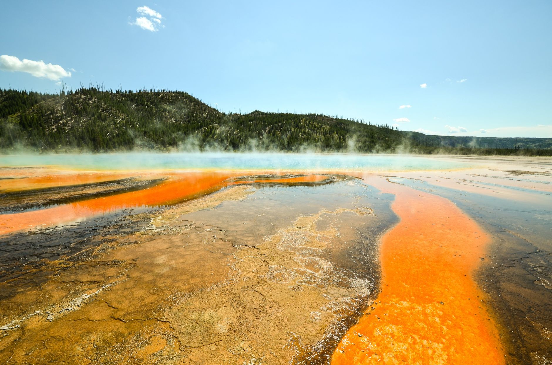 Grand Prismatic Spring en Yellowstone