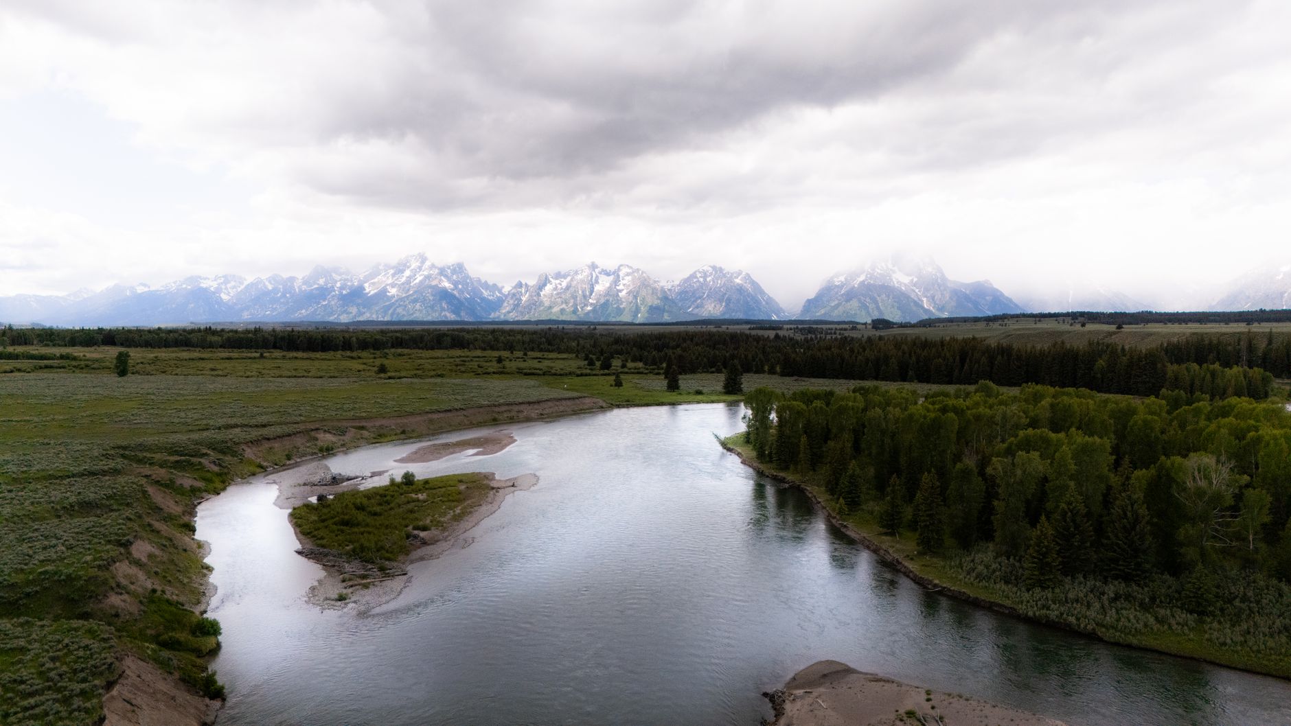 Mirador de Snake River en Grand Teton