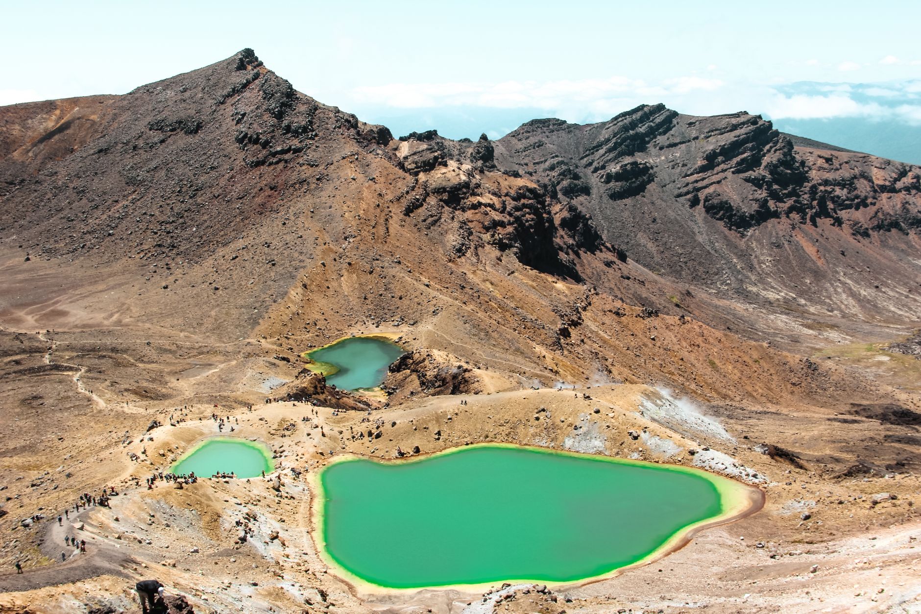 Lagos Esmeralda en el Tongariro Alpine Crossing
