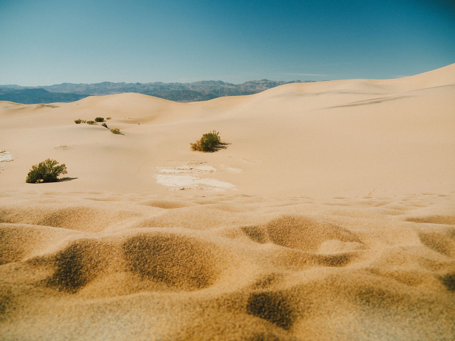 Dunas de Mesquite Flat en el Valle de la Muerte